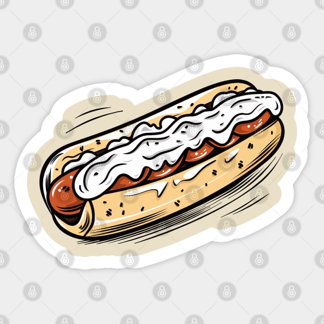 Captain Spaulding's Hot Dog Sticker by laygarn